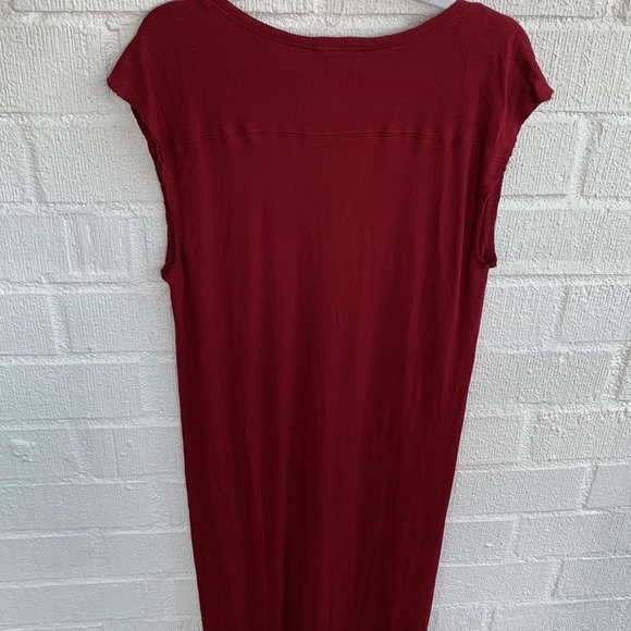 L*Space Robyn Notch Neck V Neck Cabernet Red Sleeveless Dress sz XS - Picture 7 of 8